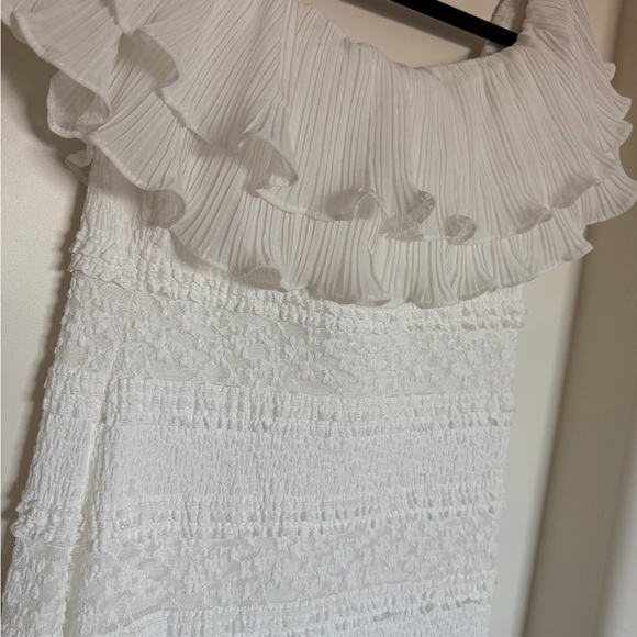 SHEIN Strapless White Lace Dress - Picture 4 of 6